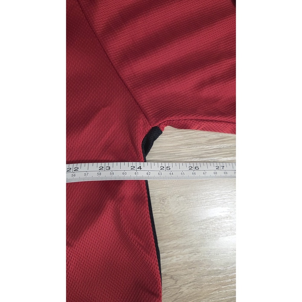 Alabama Crimson Tide Logo Red Black Sides Golf‎ Polo Shirt XL College Ball - Picture 6 of 7